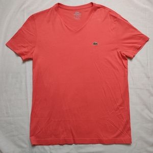 Lacoste v neck rose like color